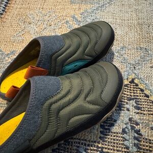 Olive Green Slip-On Shoes